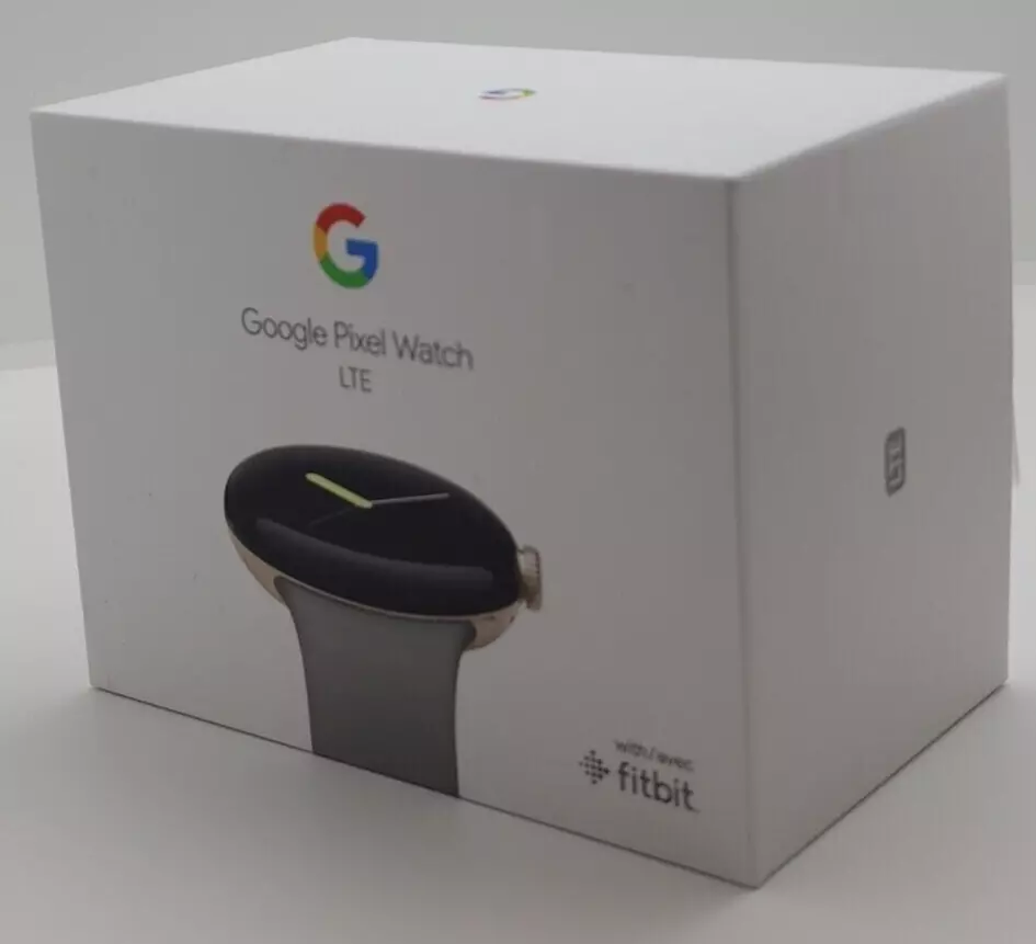 NEW! Google Pixel Watch Champagne Gold Case with Hazel Active Band LTE +  WiFI