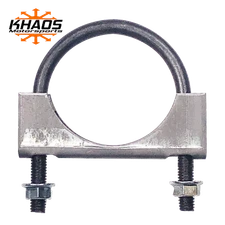 4” Exhaust / muffler Clamp  U-Bolt Clamp Saddle Style 3/8 Rod