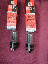 NOS NIB PAIR DUMONT 5Y3GT Rectifier Radio Audio TUBES 5Y3