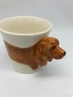 American Cocker Spaniel 3D Ceramic Coffee/Tea Mug Hand Painted Euc