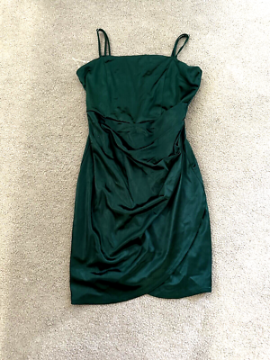 Emerald Sundae Junior size Large Hunter Green Ruched Spaghetti Strap Dress In EU | eBay Emerald Sundae Junior size Large Hunter Green Ruched Spaghetti Strap Dress In EU | eBay