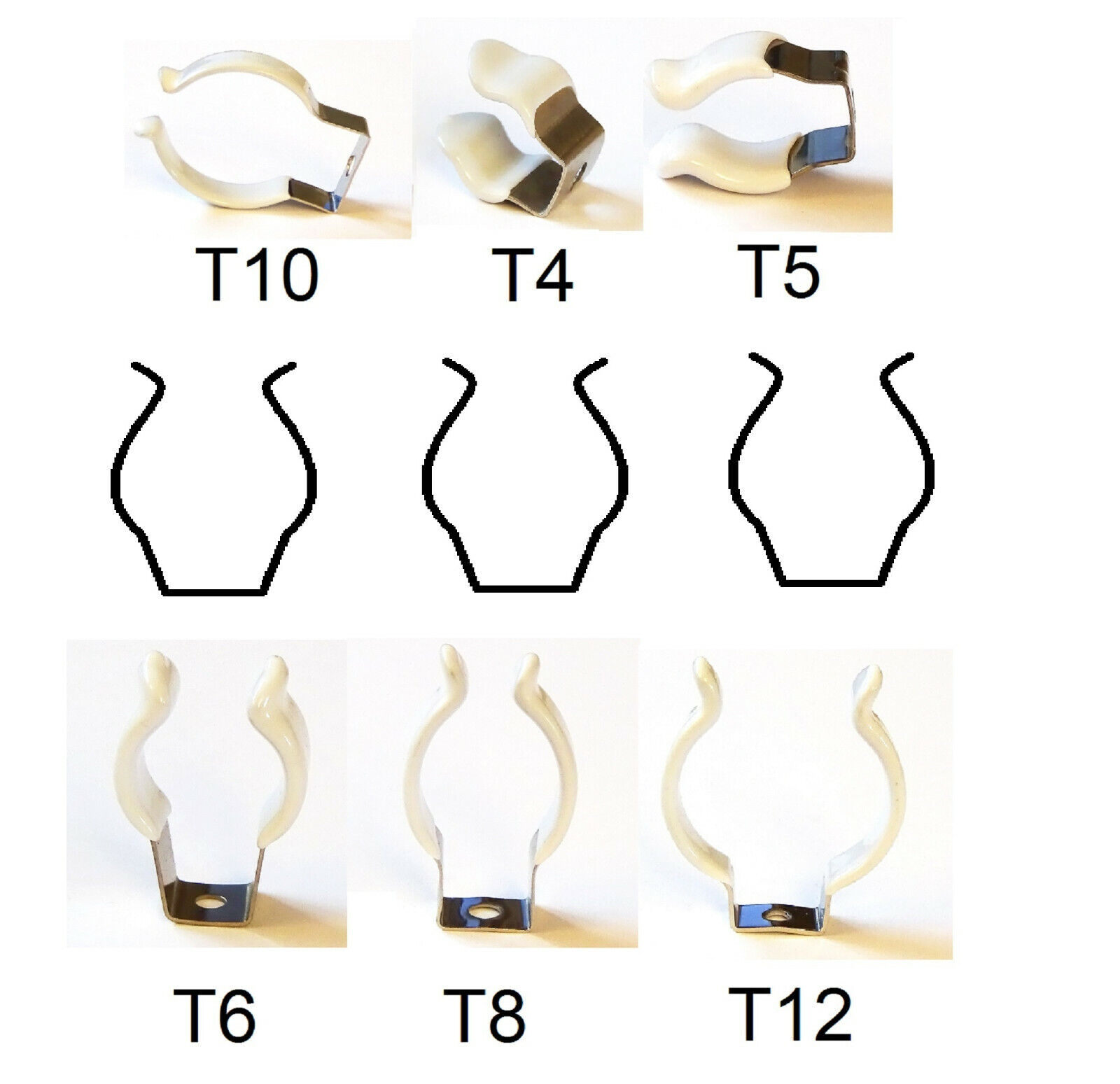 Terry Tool U Clips Steel Coated Spring