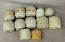 VTG Crochet Thread Lot 10 JP Coats, Lilys and DMC