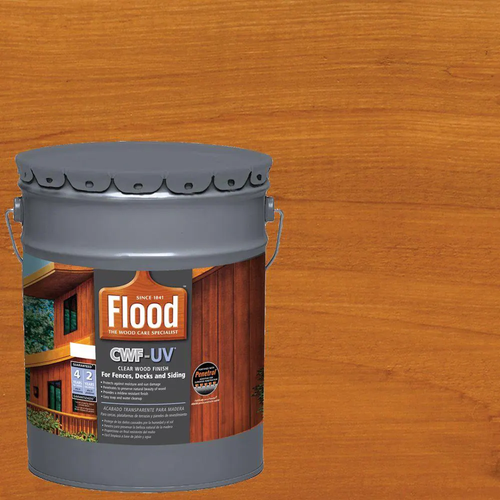 5 Gal Exterior Wood Finish Cedar Tone UV Acrylic Stain Sealer for Decks