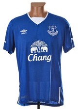 EVERTON 2015/2016 HOME FOOTBALL SHIRT UMBRO SIZE M ADULT