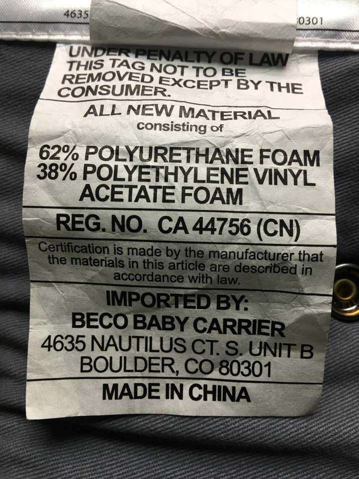 Держатель эргономичный передний для новорожденных и малышей Beco Gemini зеленый - Изображение 4 из 4