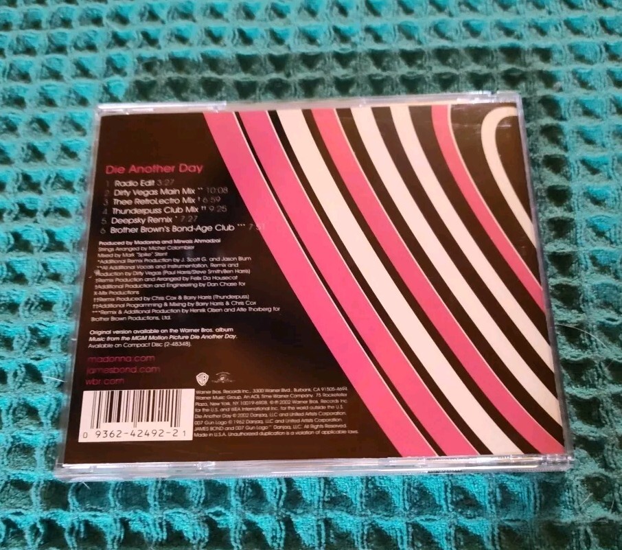 Madonna - Die Another Day (CD) Bond Theme | eBay