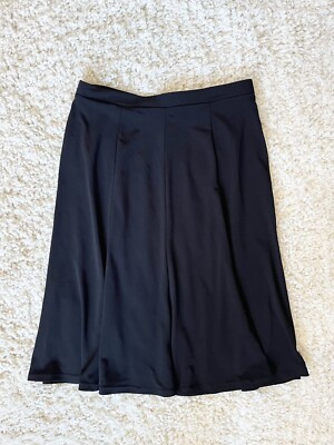 George Stretch Knee Length Skirt - Black Pink White - Plus Size 16/18
