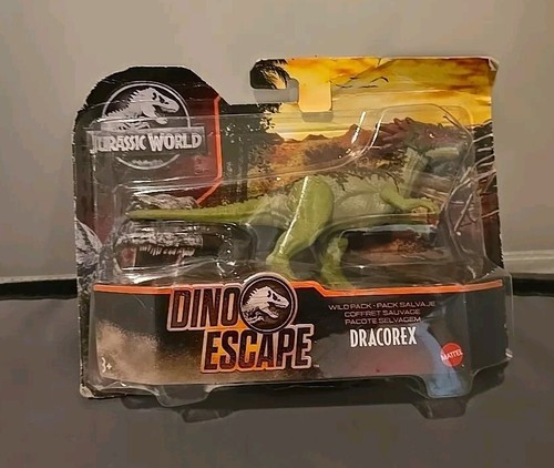 Jurassic World Dino Escape Wild Pack DRACOREX Figure NEW in damaged package 6.5"