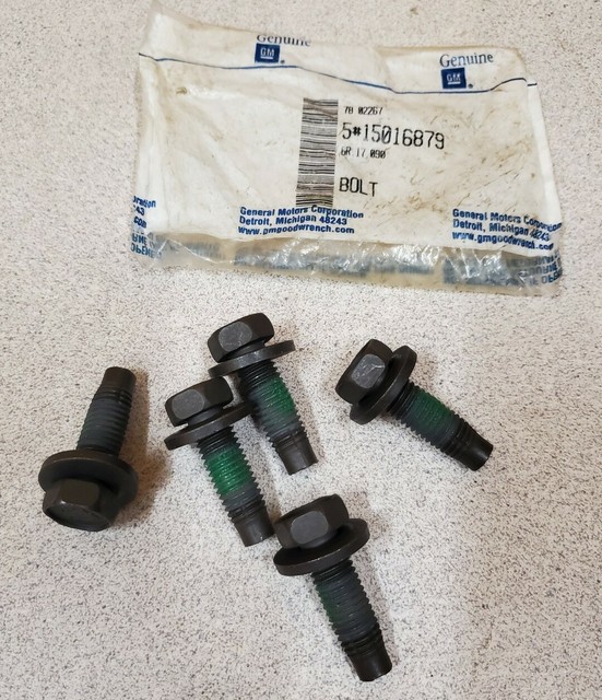 5 Genuine GM Bolts 15016879,in bag OEM part, Truck Bed Body Bolt? eBay