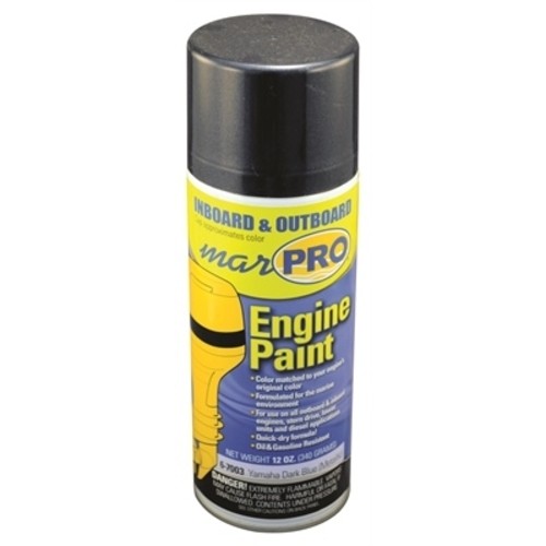 MARPRO PRO GRADE YAMAHA OUTBOARD ENGINE SPRAY PAINT METALLIC DARK BLUE