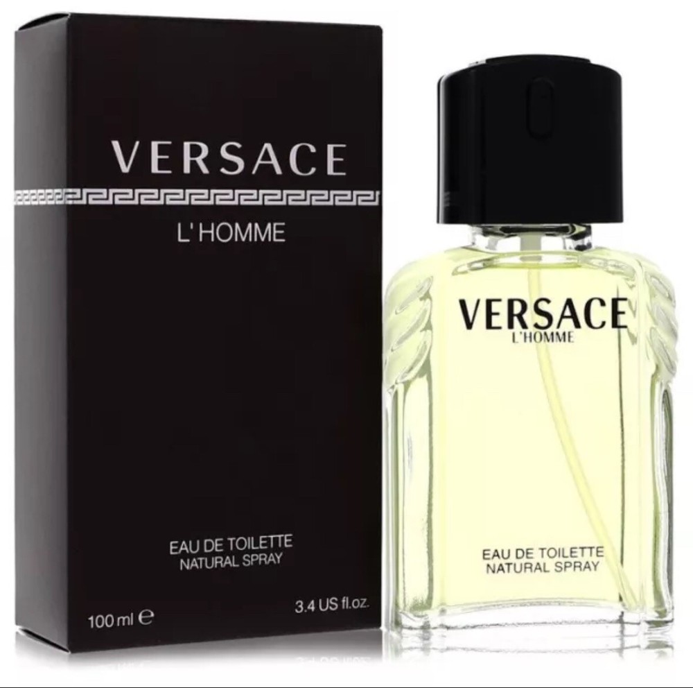 Versace L'Homme EDT Spray 3.4 Fl Oz 100 ML New In Box