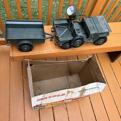 ビンテージ　GIJOE マウンテン・トループス1965年 未使用 Vintage 1965 Hasbro GI JOE Official Jeep Combat Set #7000 W/ Parts