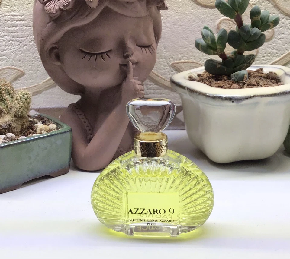 Klein Factice Azzaro 9 Parfum Extrait 7ml Glastop goldenes Zierband Rarität🎀