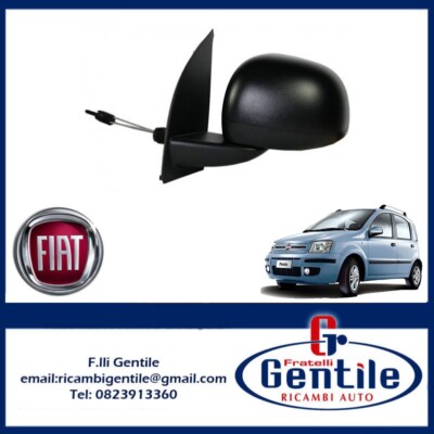 Specchietto Retrovisore Sinistro Per Panda II 2 Tipo 169 Anno Di Costruzione 10 – 12 Elek. Riscaldabile Convvvx - Foto 5