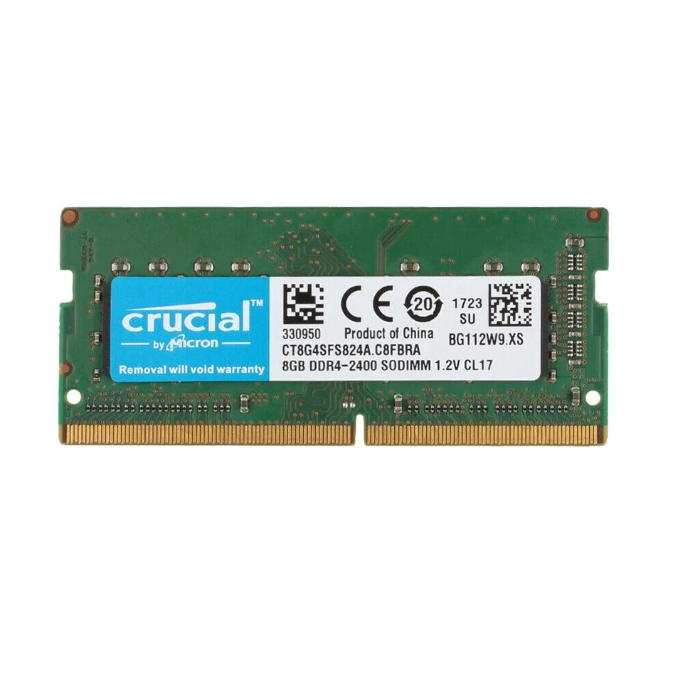 Crucial 8GB DDR4 2400Mhz PC4-19200S 260Pin 1.2V SODIMM RAM Notebook Memory RAM - Image 3 of 4