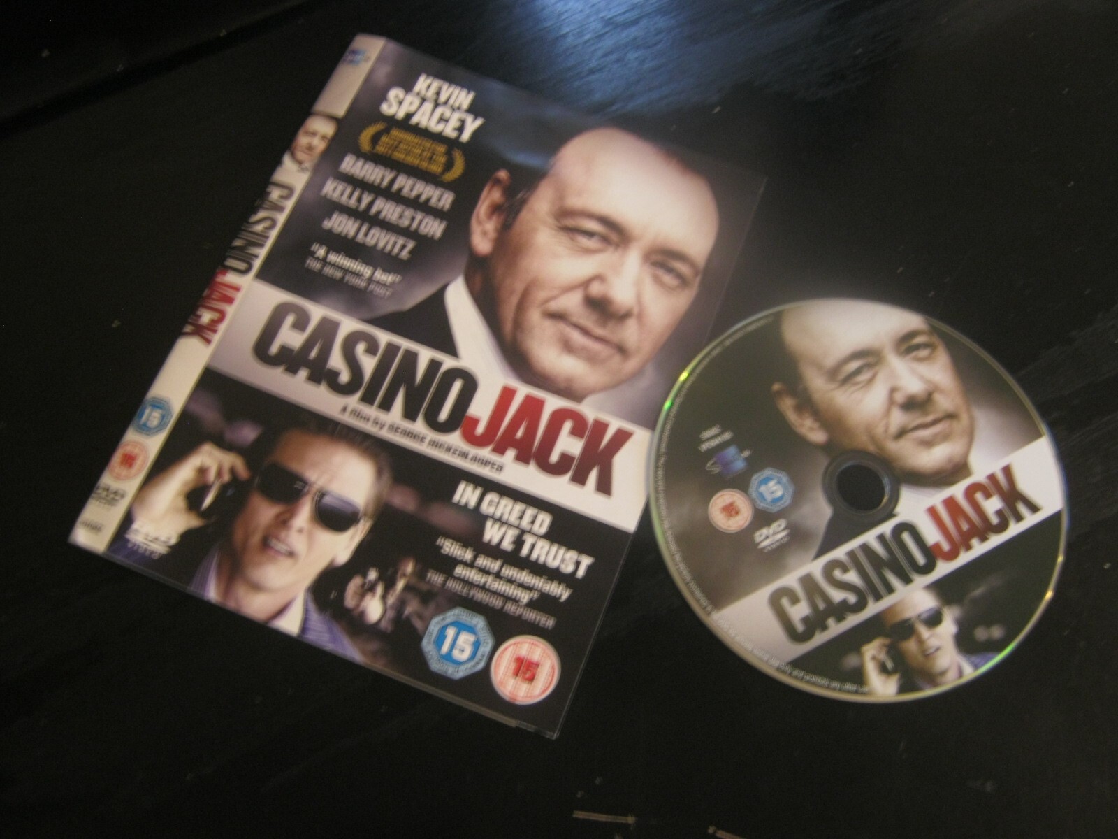 Lot 3305 Casino Jack (2010) DVD Kevin Spacey Kelly Preston See
