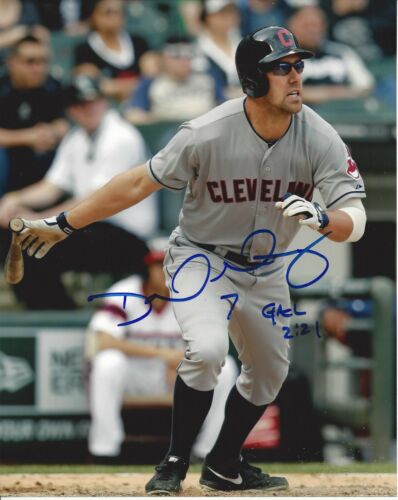 David Murphy Autographed 8x10 Cleveland Indians Free Shipping  #S966 - Foto 1 di 1