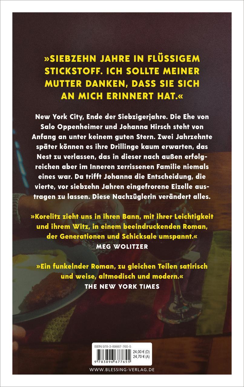 Thumbnail - Korelitz Jean Hanff. Die Nachzüglerin. Buch