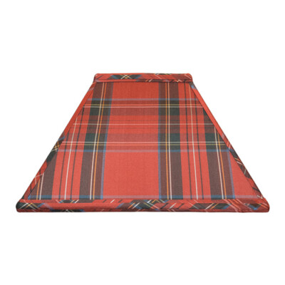 Innenräume 1900 Rochamp Alice 12 Zoll antiker königlicher Tartan quadratischer Seidenschirm