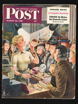 Saturday Evening Post Magazine  1951-1955 Original Vintage Back issues