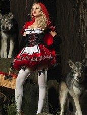 Sexy Red Riding Red Riding Hood Cosplay Costume - Leg Avenue - One Piece Set!