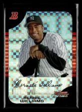 2005 Bowman Chrome Bernie Williams X-Fractor /225 #73 Yankees FX7282