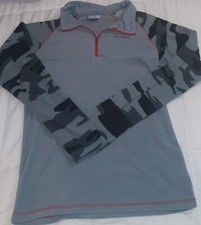 Childs 18/20 Columbia Fleece Camo Pullover