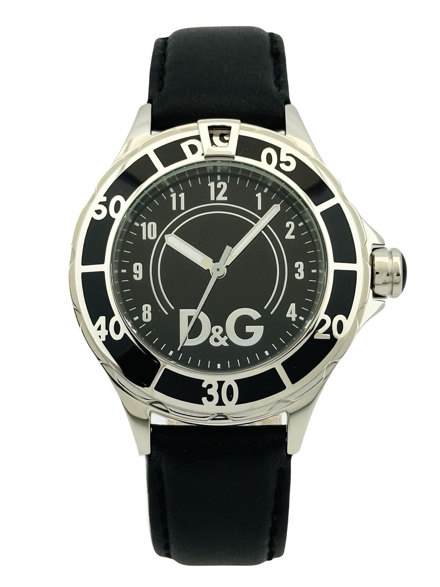 D&G Dolce & Gabbana unisex DW0509 Anchor Ceramic Rotating Bezel