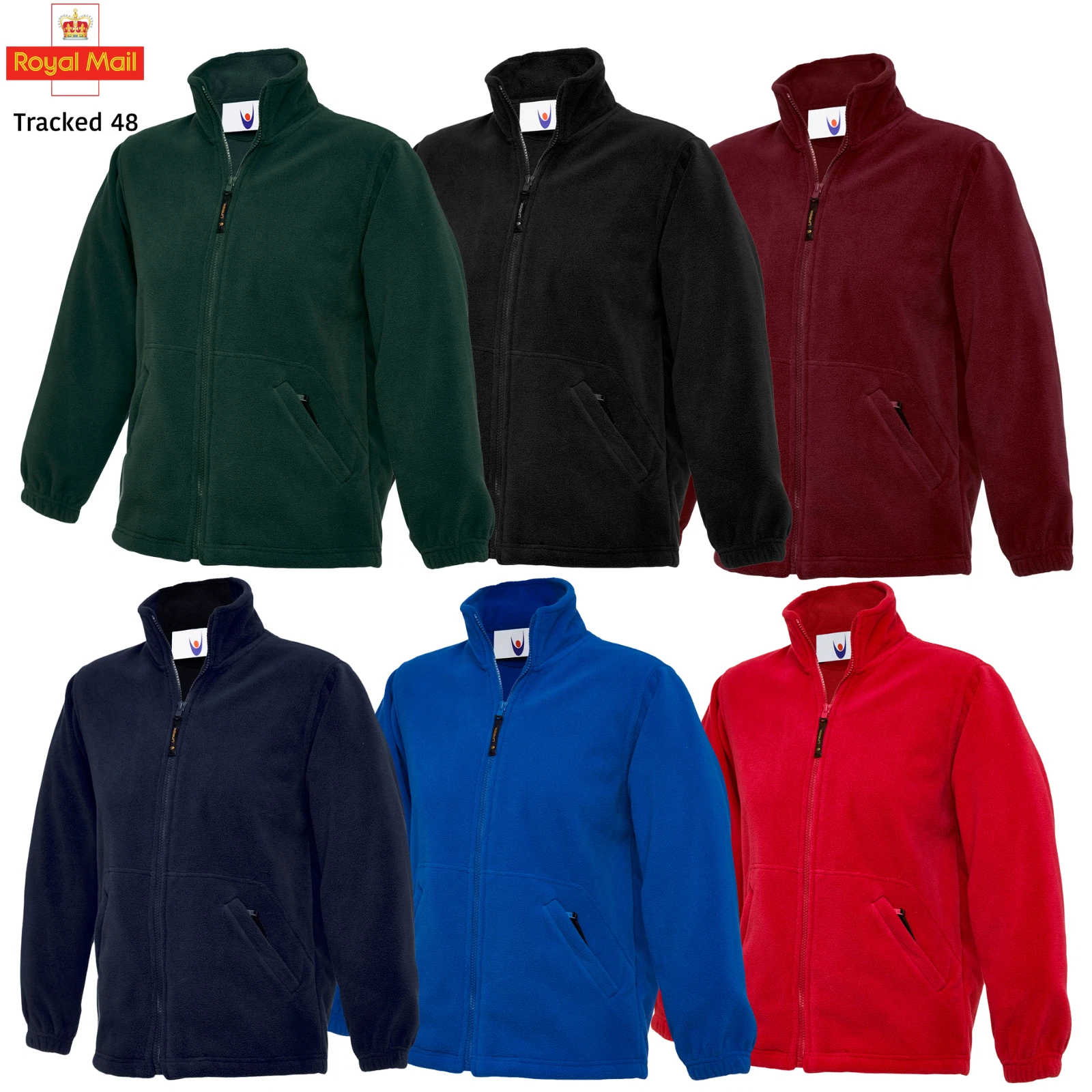 Childrens Classic FullZip Fleece Jacket Kids Outdoor Winter Coat | 3 to 11 Years