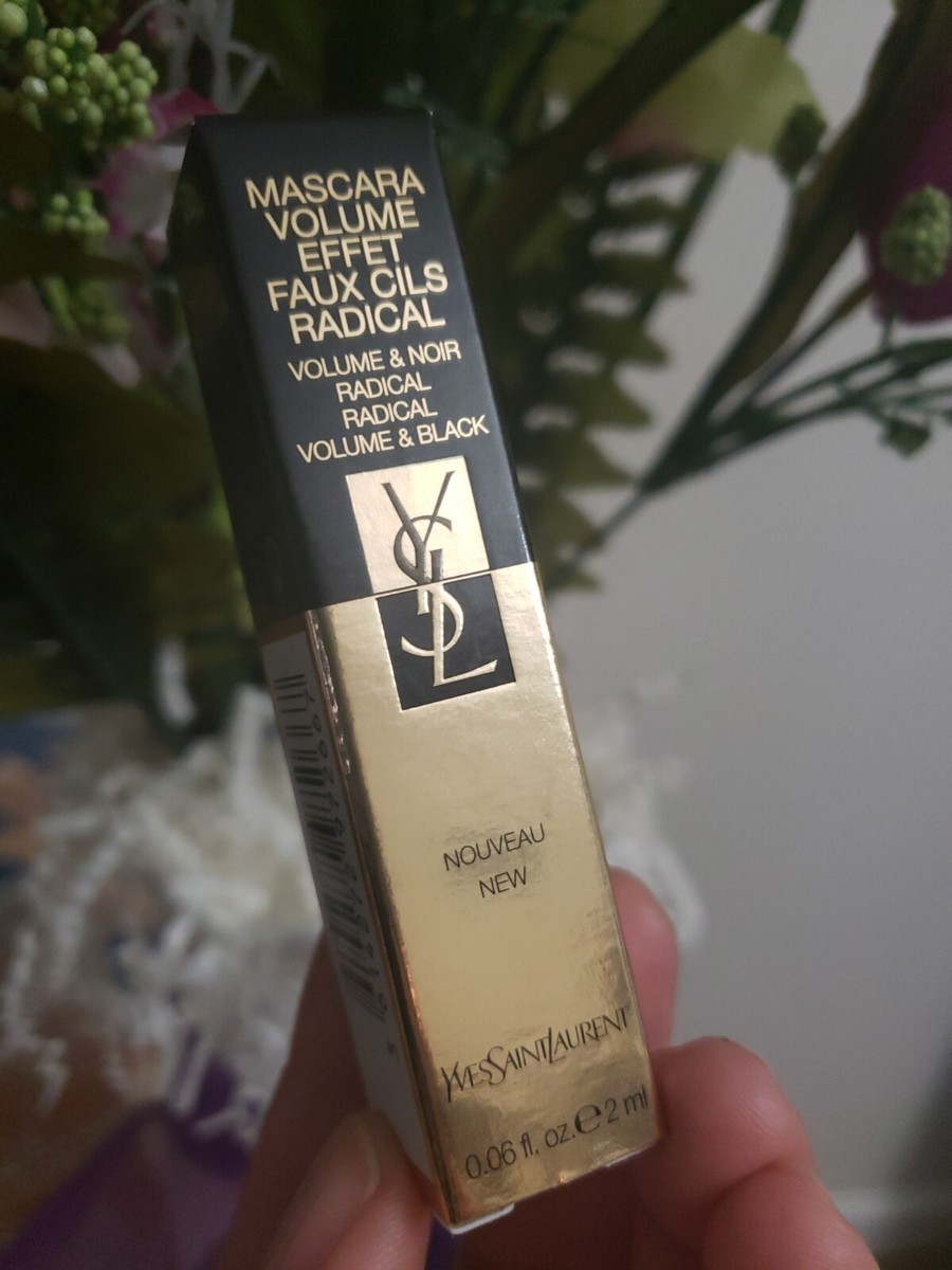 YVES SAINT LAURENT Mascara Volumizer Black over Black RADICAL