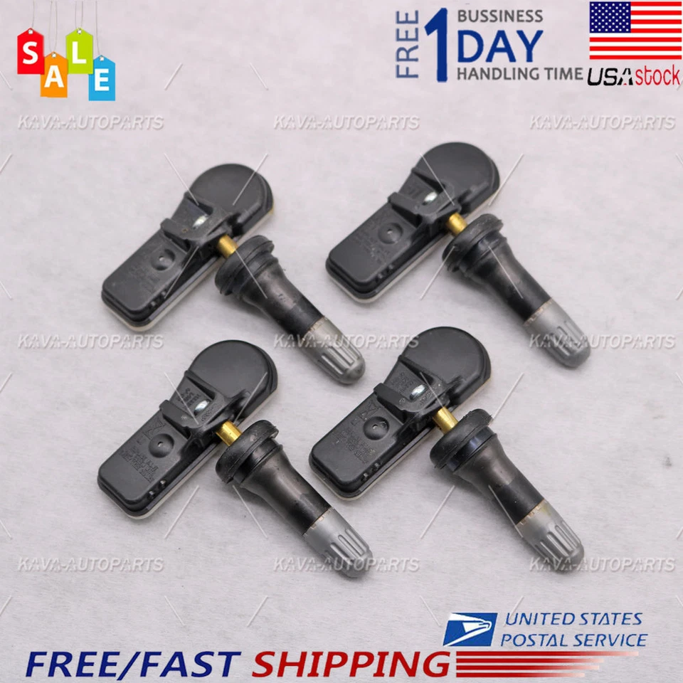 Новый набор из 4 датчиков давления в шинах TPMS для 2015-2017 KIA SEDONA SOUL 52933-B2100 - Изображение 4 из 4