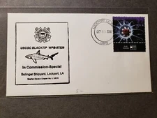 USCGC BLACKTIP WPB-87326 Naval Cover 2000 COMMISSIONED Cachet LOCKPORT, LA
