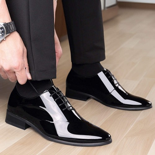 Men's Lace Up Shoes Plus Size Breathable Non Slip Wear Resistant Shoes Youth All - Picture 10 of 30