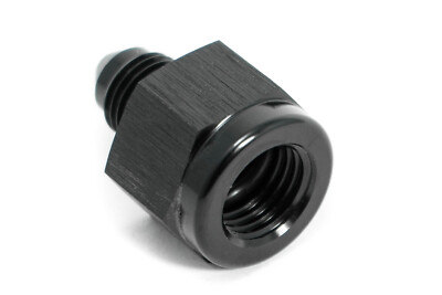 Reduzieradapter Dash 4 zu Dash 3 / AN / JIC Innengewinde/Außengewinde Schwarz