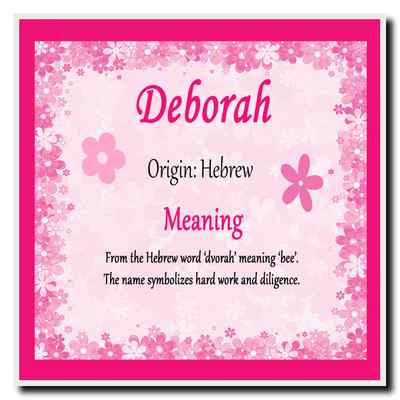 Deborah personalisierte Untersetzer mit Namen Bedeutung