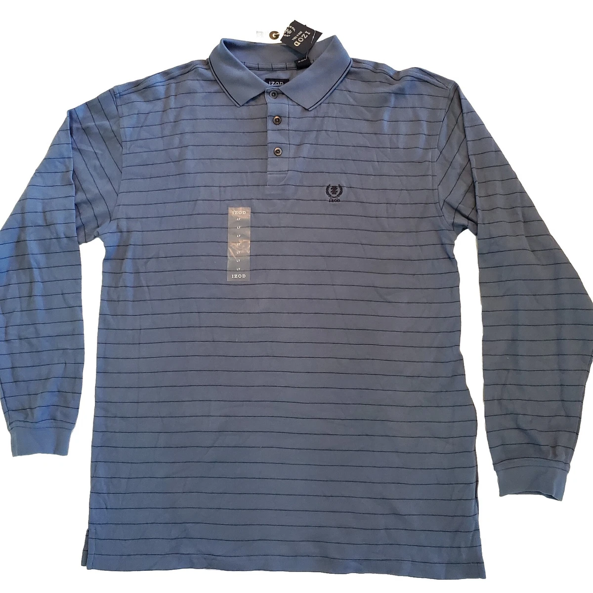 Izod men's long sleeve polo cheap shirts