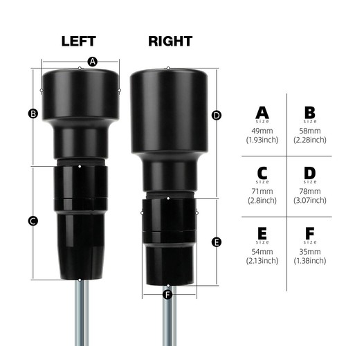 Frame Sliders Fairing Guard Crash Pad Protector For KAWASAKI NINJA 650 2017-2025 - Picture 2 of 19