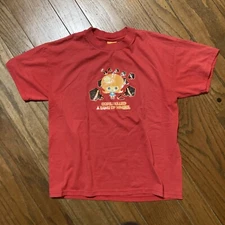 Vtg Oops I Killed A Gang Of Ninjas y2k Oopsy Daisy t shirt Small Cosmic Debris