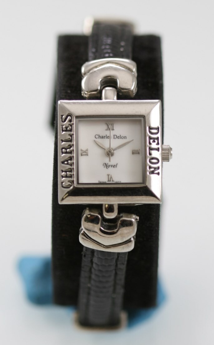 Charles Delon Women Watch Stainless St Silver Batt Leather  display picture 1