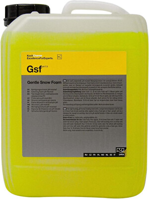 (12,58 /L) Koch Chemie  Gentle Snow Foam GSF Reinigungsschaum ph neutral 5 Liter