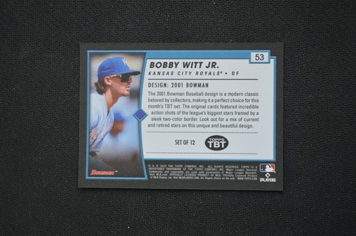 Topps 2022 Throwback Thursday MLB Baseball card 2001 Bowman design <pick> player - Picture 11 of 19