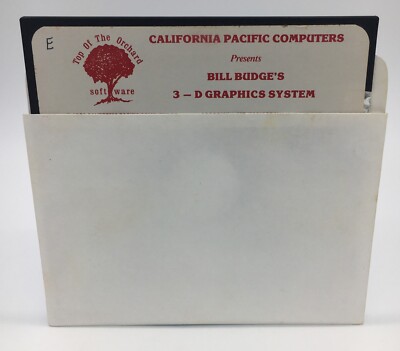 California Pacific Computers - Bill Budge's 3-D Graphics System Apple II (1980)