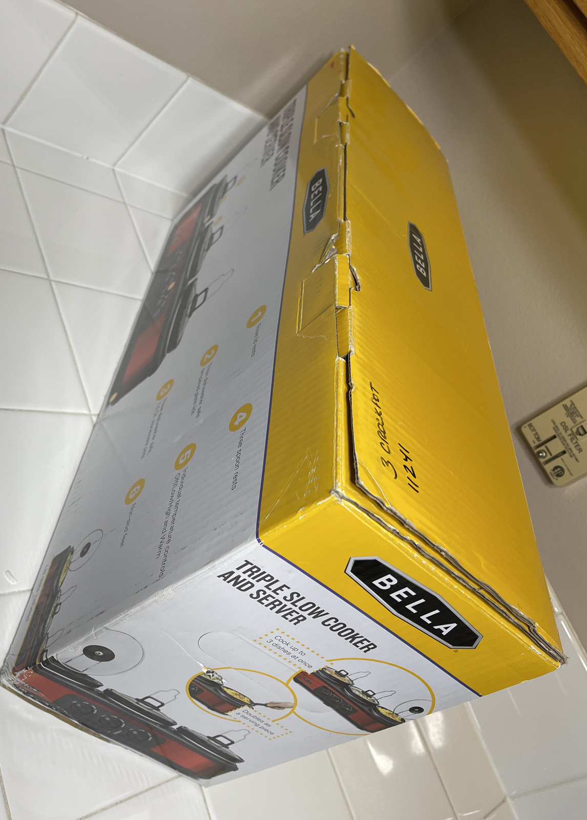 Bella Triple Slow Cooker and Server - NEW Populaire nieuwe werken
