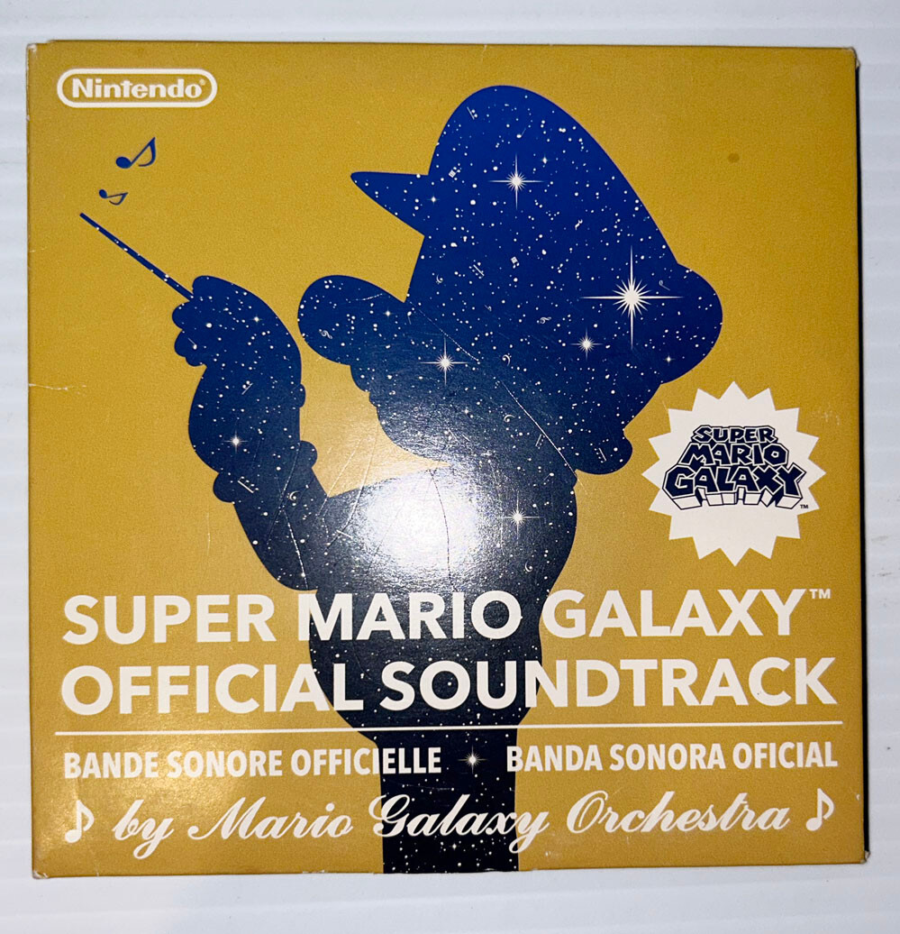 邦楽 SUPER MARIO GALAXY ORIGINAL SOUND TRACK Nintendo Super Mario Galaxy Official Soundtrack CD. Mario