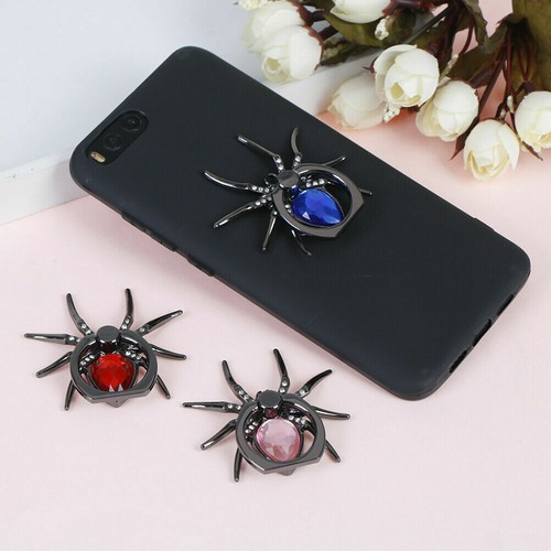 Universal 360 Rotating Cell Phone Crystal Finger Ring Stand Holder Cool Spider - Picture 9 of 12