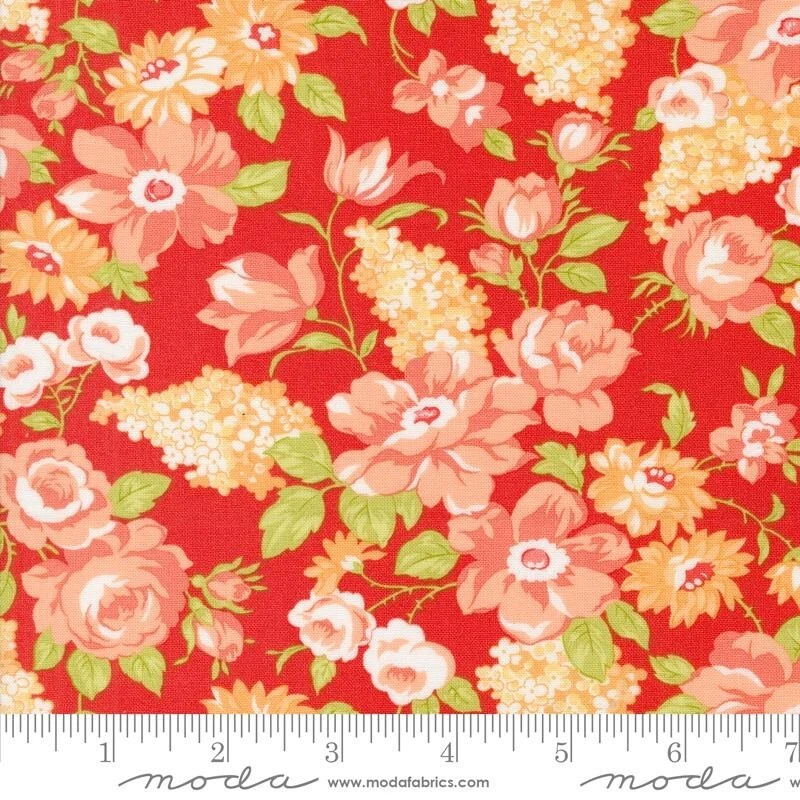 PORTOFINO Fig Tree Joanna Figueroa Moda Fabrics colorful floral 13 fat quarters - Image 2 of 4