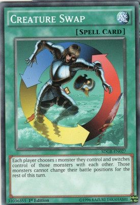 yugioh 1x Creature Swap SDGR-EN027 COMMON 1AUFLAGE ENGLISCH