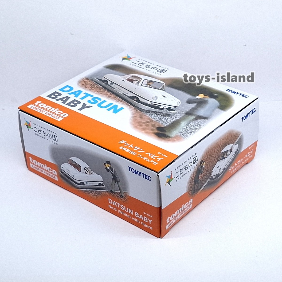 Tomica Limited Vintage Kodomo no Kuni x TLV Datsun Baby No.6 White