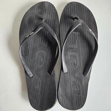 Teva Mush Flip Flops Mens Size M15 Black Sandals Beach Pool Summer